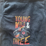 Young, Wild & Three Shirt | 3T | Port & Co