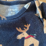 Reindeer Long Sleeve Onesie | 6-9 mo | Carter's