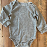 Gray Long Sleeve Onesie | 6-9 mo | Carter's