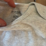 Gray Long Sleeve Onesie | 6-9 mo | Carter's