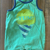 Mint Ice-cream Romper | 6-9 mo | Baby Gap