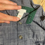 Gray Button Down Long Sleeve Shirt | newborn