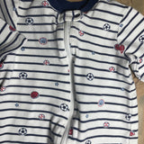 Sporty Zip Up Pajama | newborn | Little Me