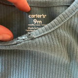 Glacier Green Ruffle Onesie | 6-9 mo | Carter's