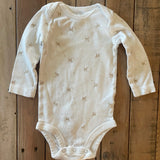 White Reindeer Onesie | 6-9 mo | Carter's
