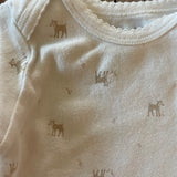 White Reindeer Onesie | 6-9 mo | Carter's