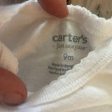 White Reindeer Onesie | 6-9 mo | Carter's