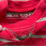 Red Striped Thermal Onesie | Cherokee