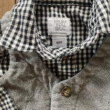 Long Sleeve Button Up Onesie with Vest | Carter's