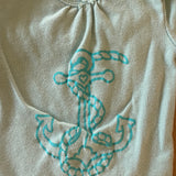 Green Anchor Onesie | 6-9 mo | Carter's