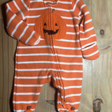 Jack-O-Lantern Zip Up Pajama | newborn | Carter's