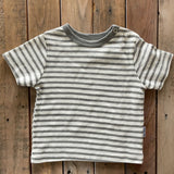 Grey Striped Tee | Badgley Mischka