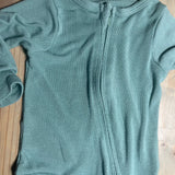 Teal Zip Up Pajama | newborn | Cloud Island