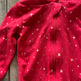 Red Sparkle Zip Up Pajama | Hanna Andersson