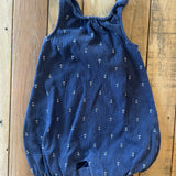 Blue Anchor Romper | 6-9 mo | Carter's