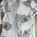Elephant Zip Up Pajama | newborn | Old Navy
