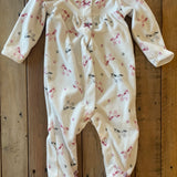 Fleece Unicorn Snap Up Pajama | 6-9 mo | Carter's