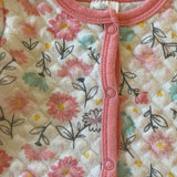 Quilted Button Up Pajama | 6-9 mo | Little Beginnings