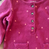 Red Heart Romper | 6-9 mo | Carter's