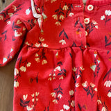 Floral Ruffle Romper | 6-9 mo | Carter's