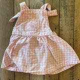 Pink Plaid Rabbit Dress | 6-9 mo | Carter's