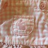 Pink Plaid Rabbit Dress | 6-9 mo | Carter's