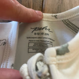 White Rabbit Zip Up Pajama | 6-9 mo | Pehr