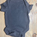 Dark Gray Onesie | newborn | Baby Gap