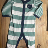 Green Stripe Snap Up | 0-3 mo | Carter's