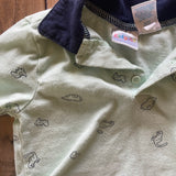 Light Green Dino Polo | Kidget