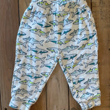 White Sharks Pants | 6-9 mo | Chick Pea