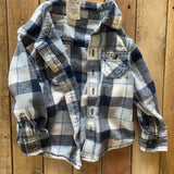 Blue Flannel Button Up | Okie Dokie