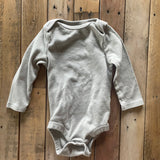 Sad Beige Mom Long Sleeve Onesie | Cloud Island