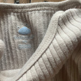 Ribbed Sad Beige Mom Long Sleeve Onesie | Cloud Island