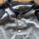 Sporty Long Sleeve Henley | Osh Kosh