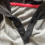 Long Sleeve Henley Hoodie | Okie Dokie