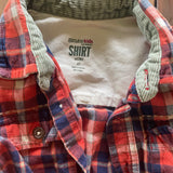 Orange Flannel with Elbow Patches | Genuine Kids