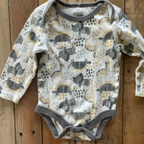 Wildlife Onesie | 9-12 mo | Chick Pea