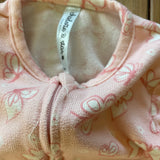 Pink Butterfly Zip Up Pajama | 6-9 mo | Charlotte & Star