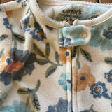 Floral Zip Up Pajama | 6-9 mo | Carter's