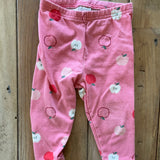 Pink Apple Leggings | 6-9 mo | Carter's