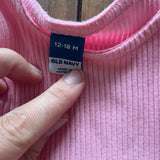 Pink Ruffled Two Piece Set | 12-18 mo | Old Navy