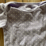 Gray Polkadots Onesie | 12-18 mo | Carter's