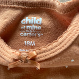 Orange Polkadots Onesie | 12-18 mo | Carter's