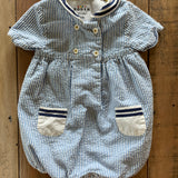 Lil Sailor Romper | 3-6 mo | Baby Boden