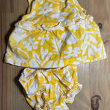 Yellow Flower Two Piece Set | 0-3 mo| Carter's