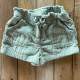 Green Muslin Shorts | Garanimals