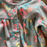 Floral Button Up Pajama | 9-12 mo | Carter's