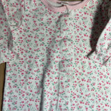 Pink Floral Snap Up Pajama | 0-3 mo