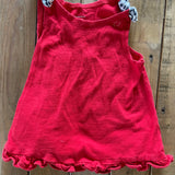Red Ruffle Dress | 9-12 mo | First Impressions